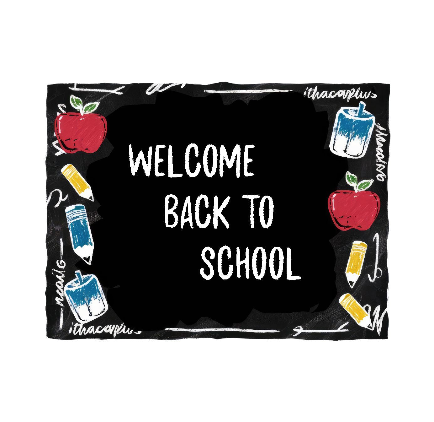Welcome Back to School - Chalkboard - 3
