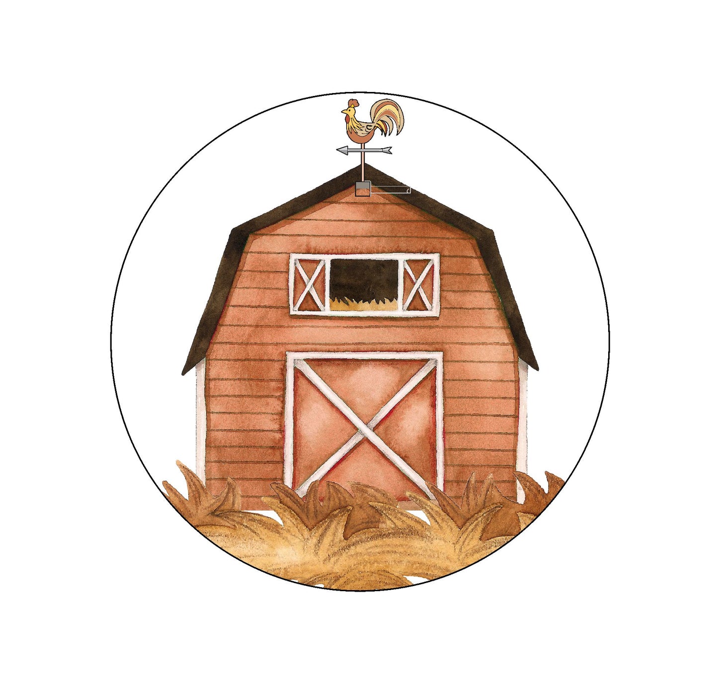 Baby Barnyard Animal Edible Images - Barn for Boy