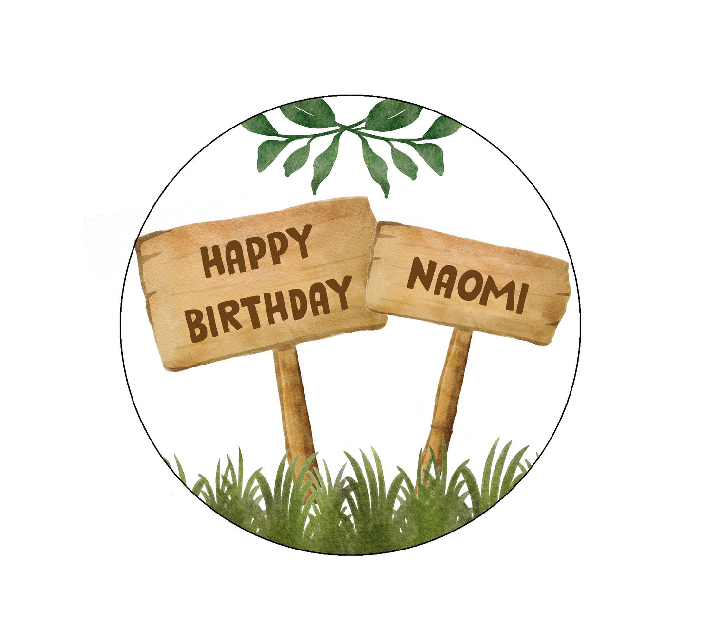 Baby Barnyard Animal Edible Images - Sign