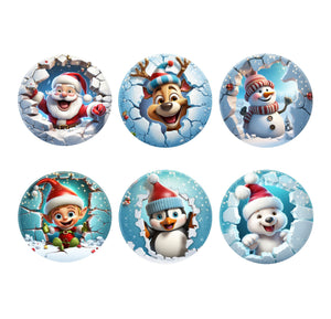 Santa and Friends Edible Images Assorted