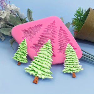 Silcone Christmas Tree Mold 1