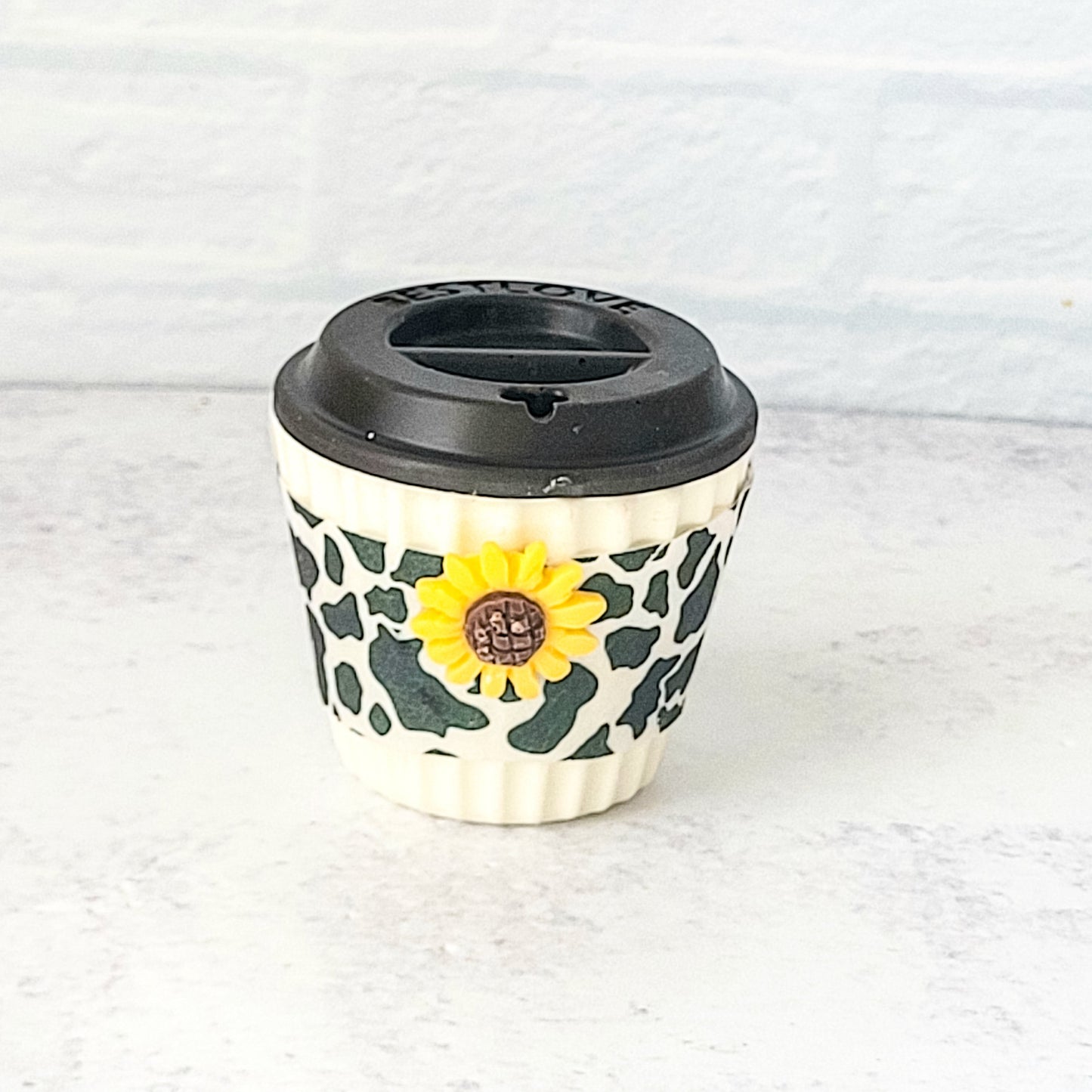 Cow print cup wrap