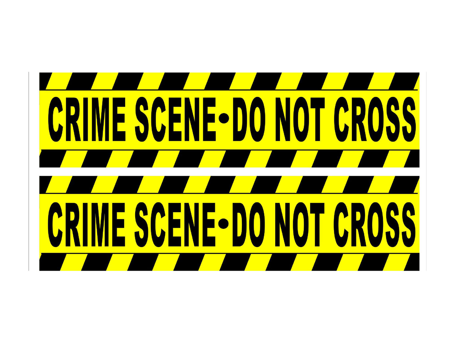 Crime Scene Cake Strips 2.5" x 10"