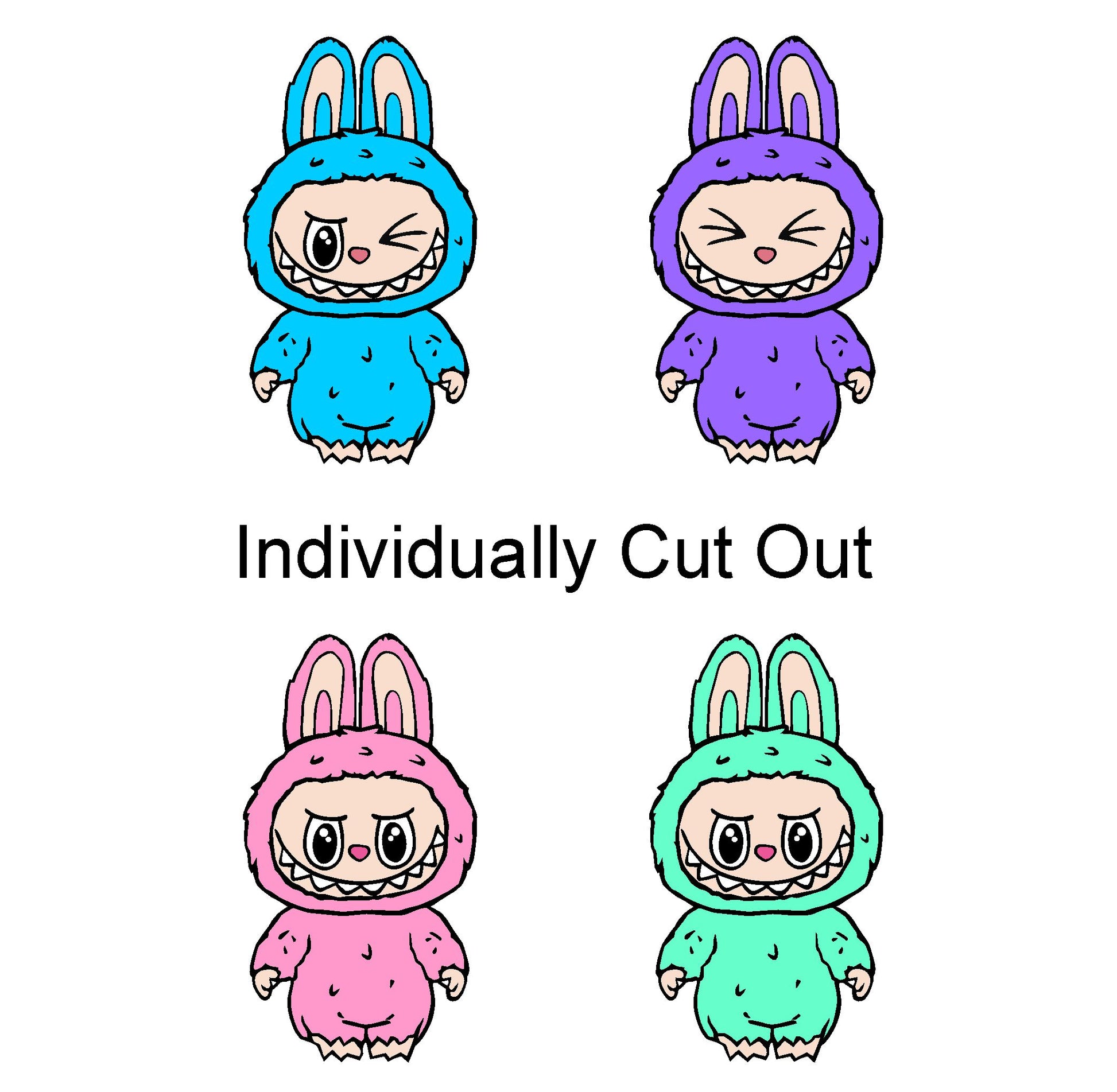 Custtom Cut Labubu  - Assorted