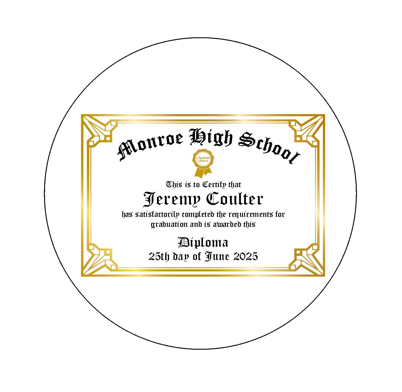 2025 Diploma with Frame 2