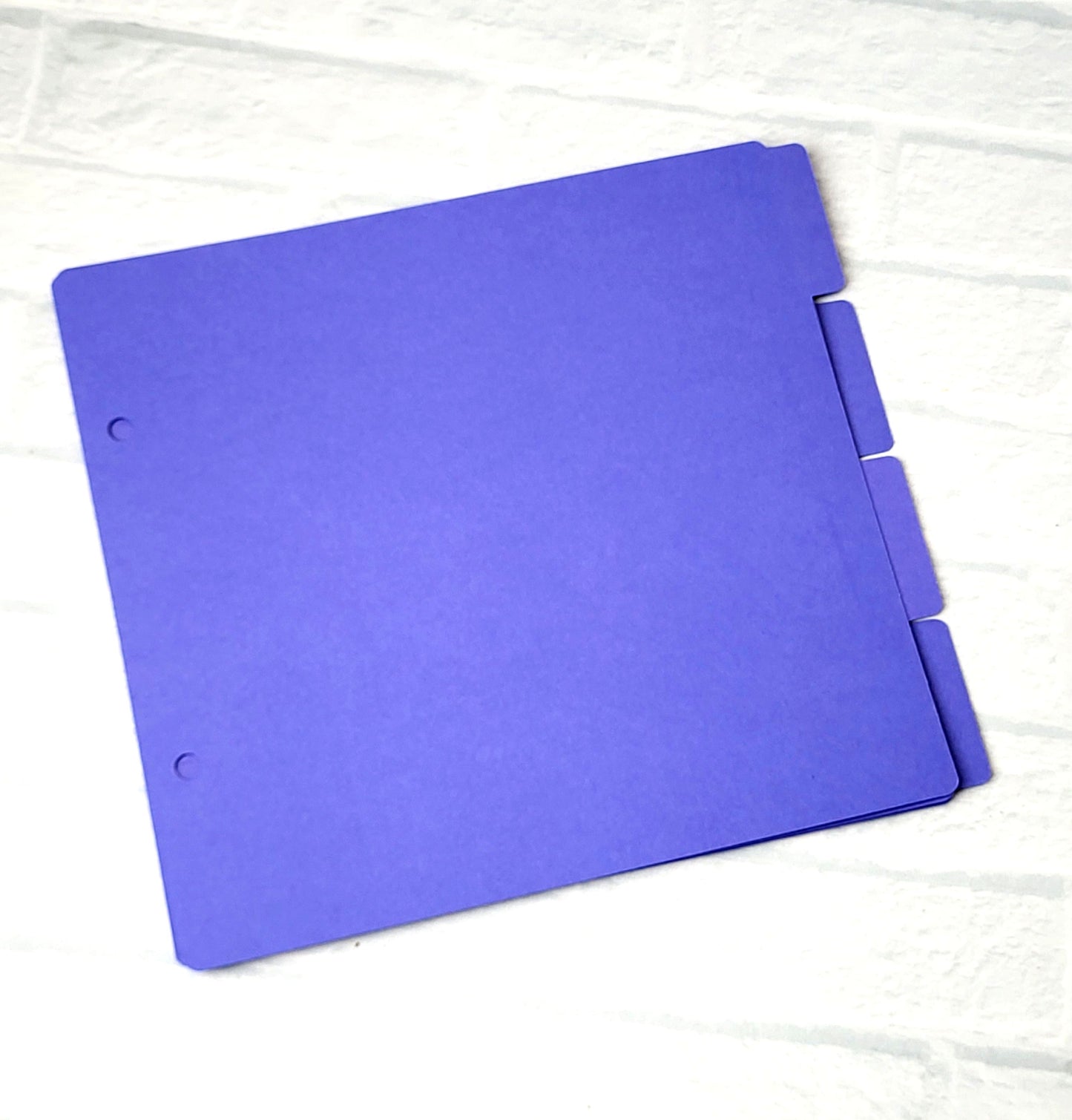 Divider Tabs for Stencil Binder - Purple