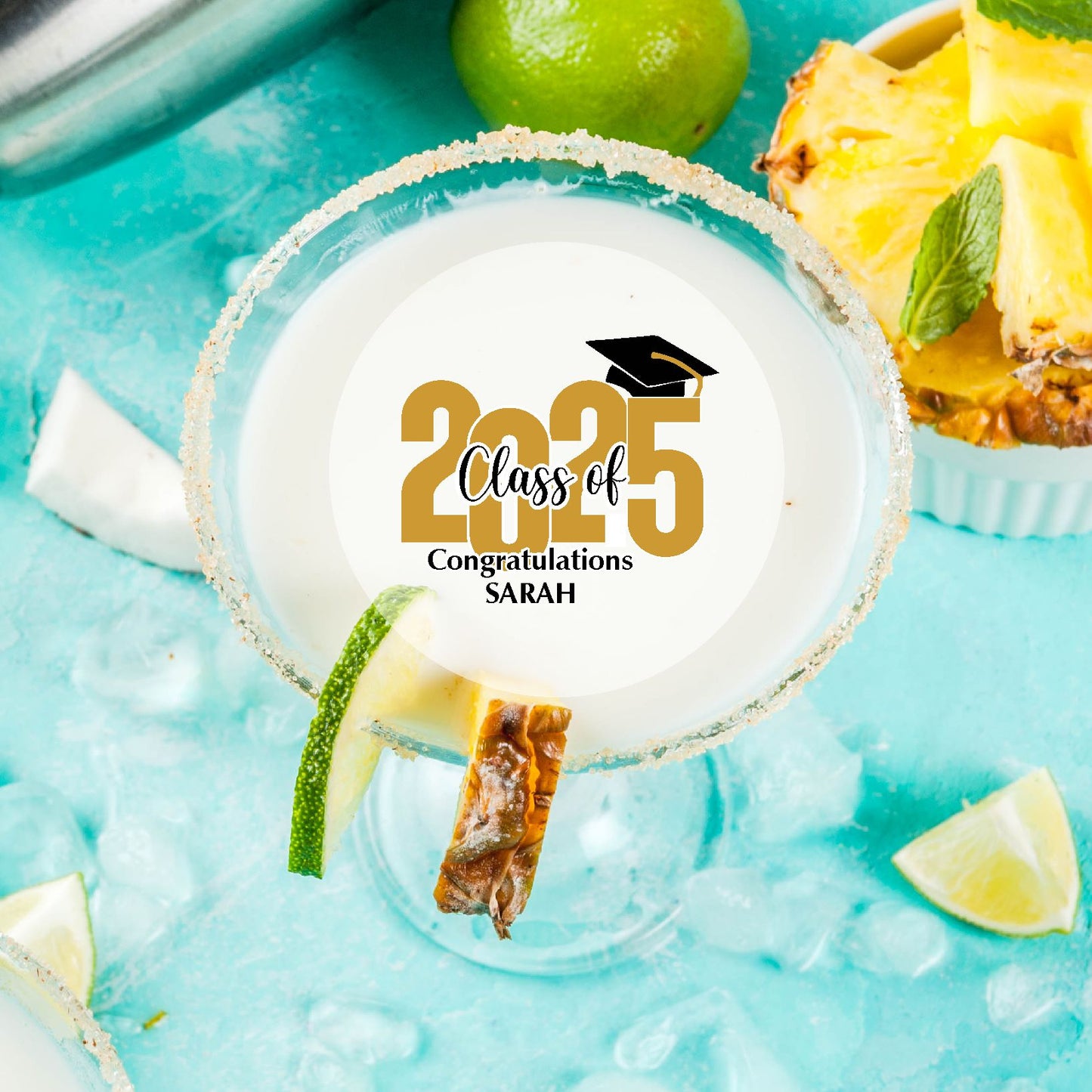 Class of 2025 Drink Topper - 1
