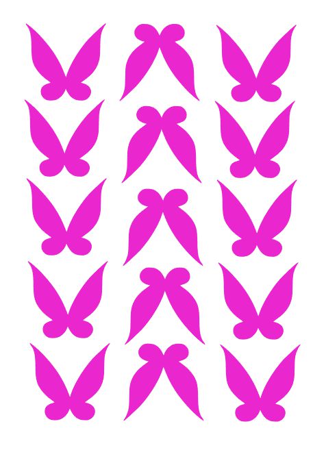 Wafer paper Fairy Wings - Pink