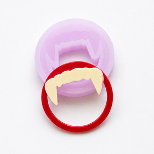 Vampire Teeth Round Silicone Mold