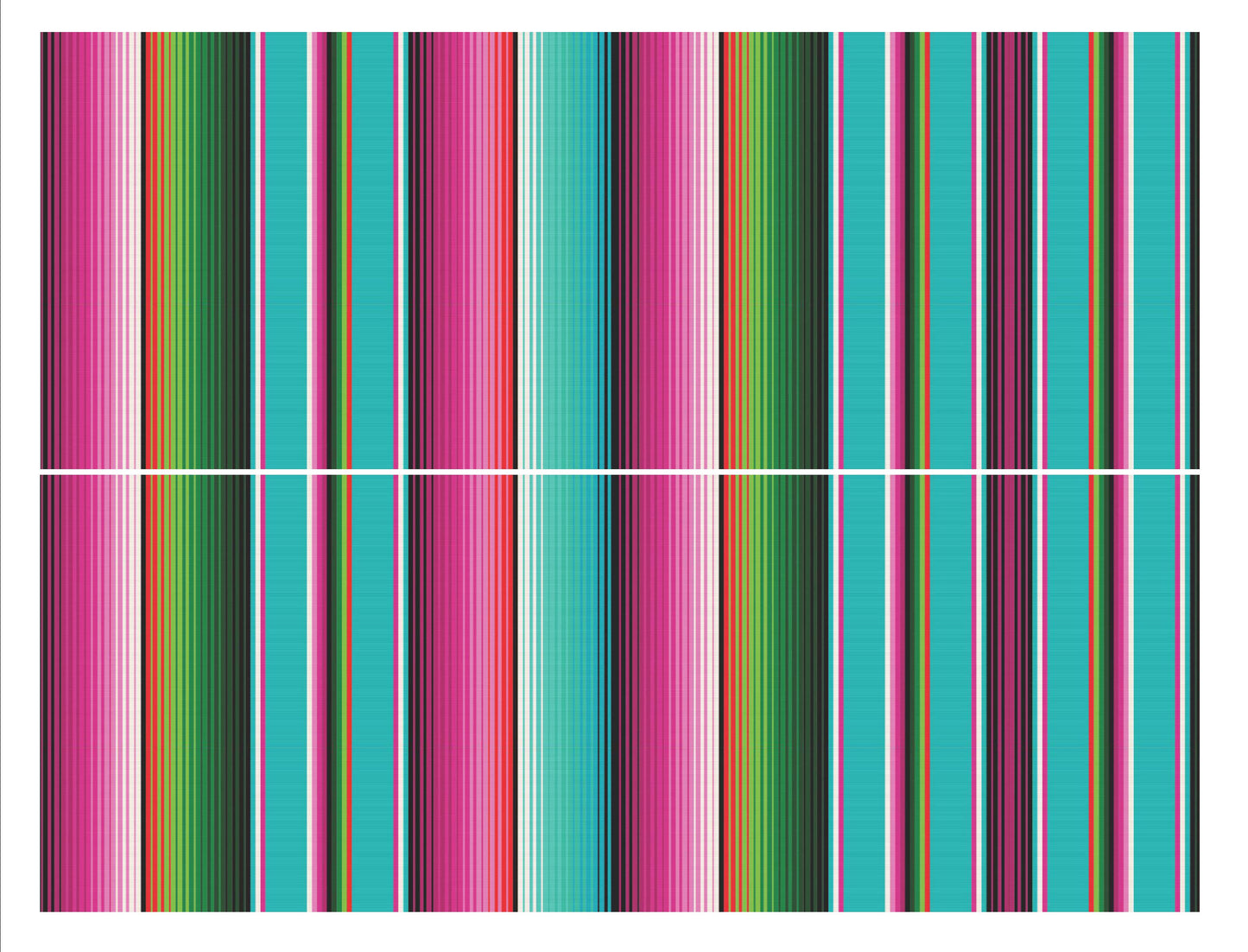 Fiesta Print Cake Strip - Pink 4"