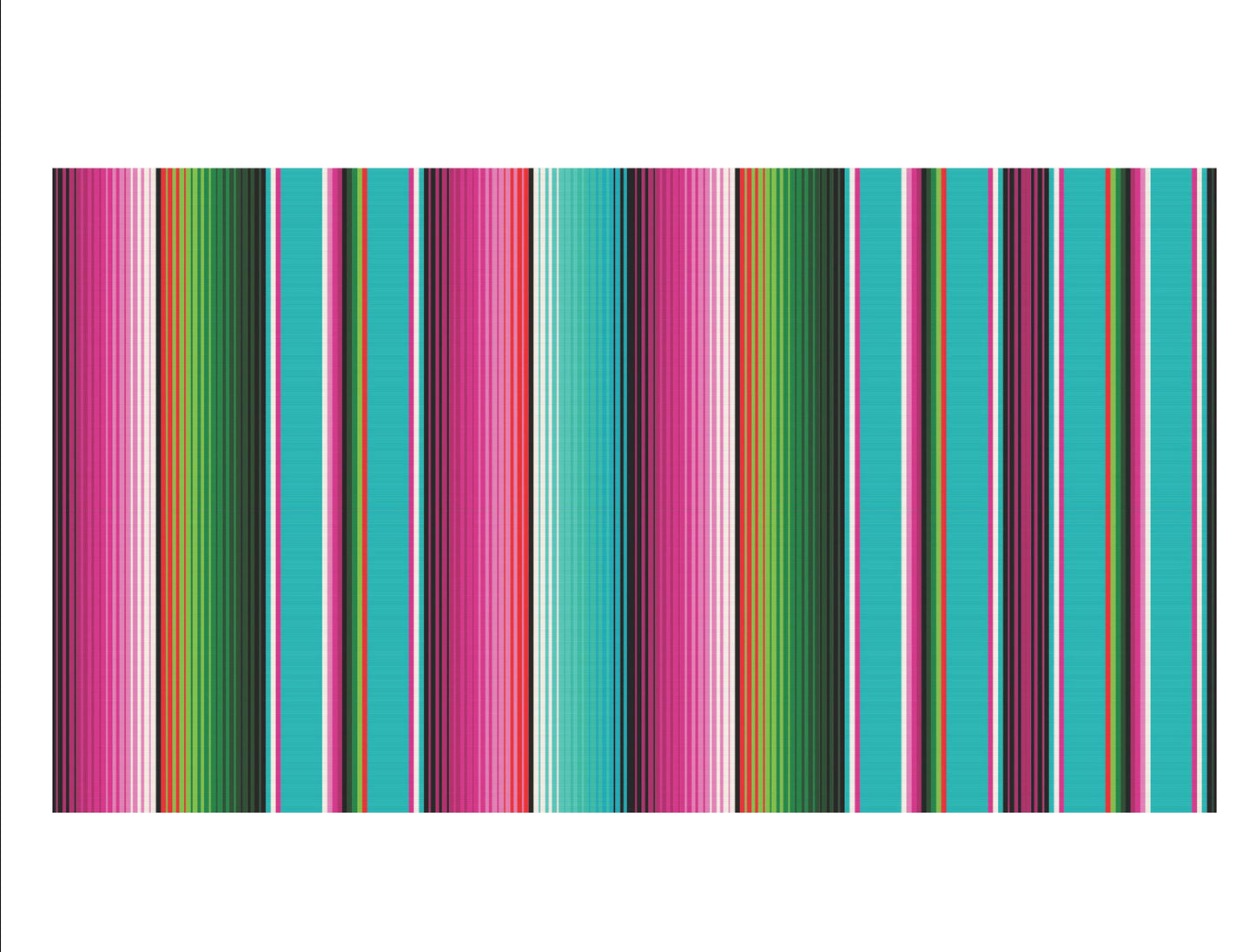 Fiesta Print Cake Strip - Pink 6"