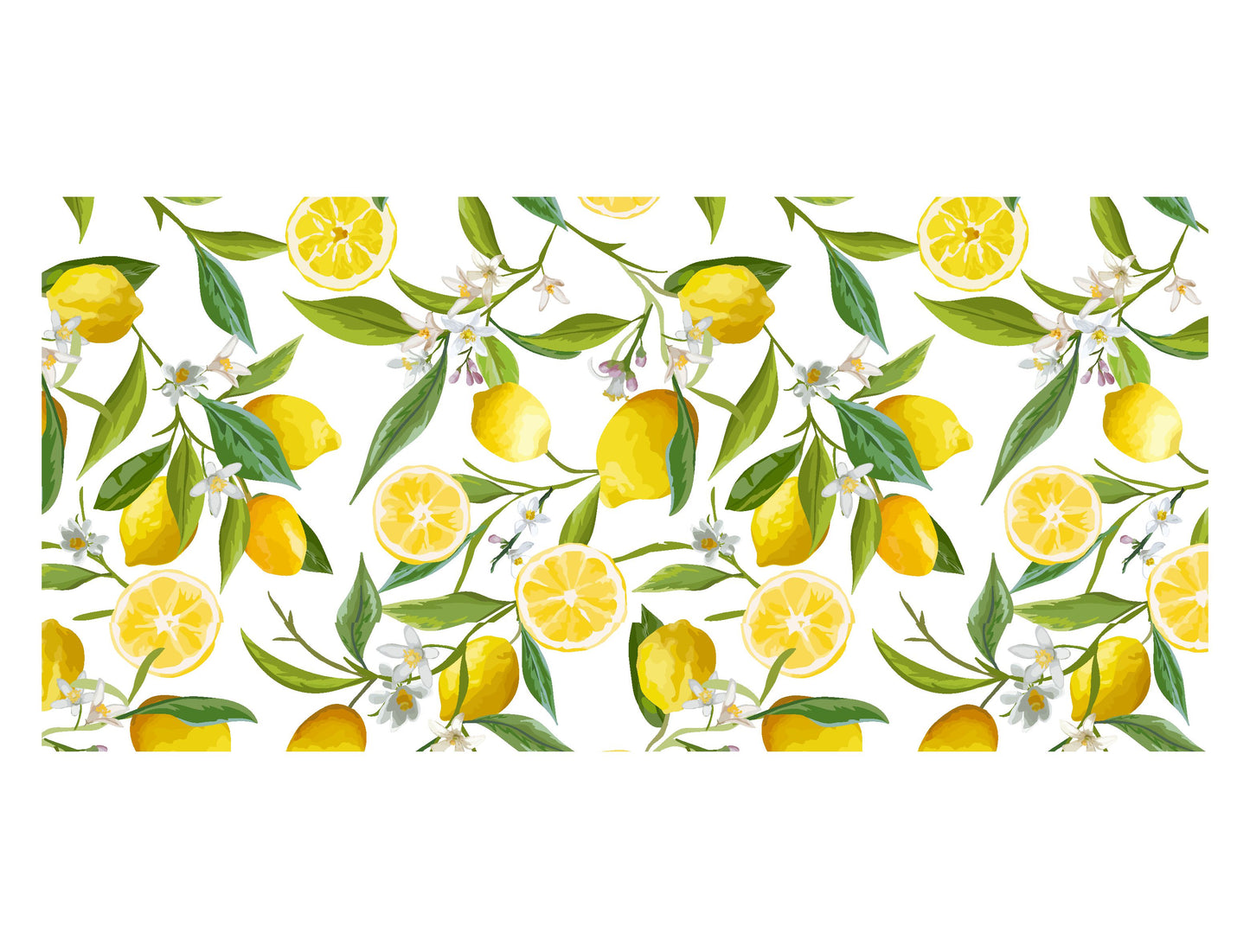 Fresh Lemons Cake Strip - 5"