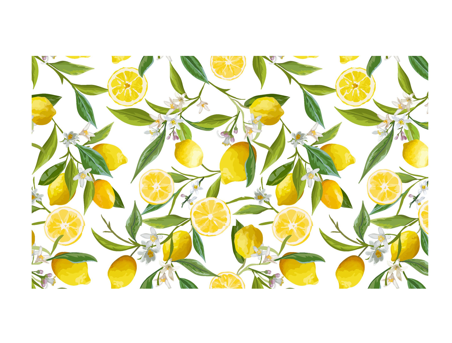 Fresh Lemons Cake Strip - 6"
