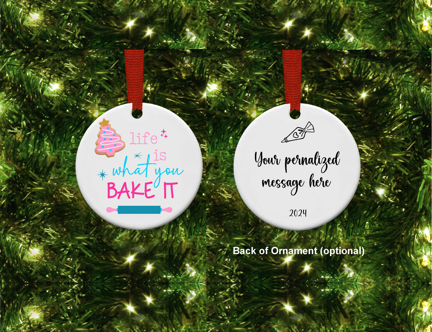 Life is what you bake it - pink 2