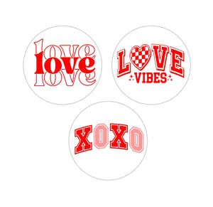 Love Love Love Edible Images - Assorted