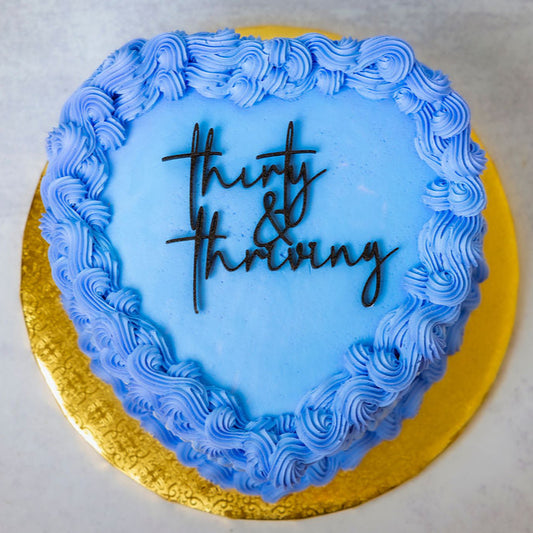 Thirty & Thriving Cake Charm - 3