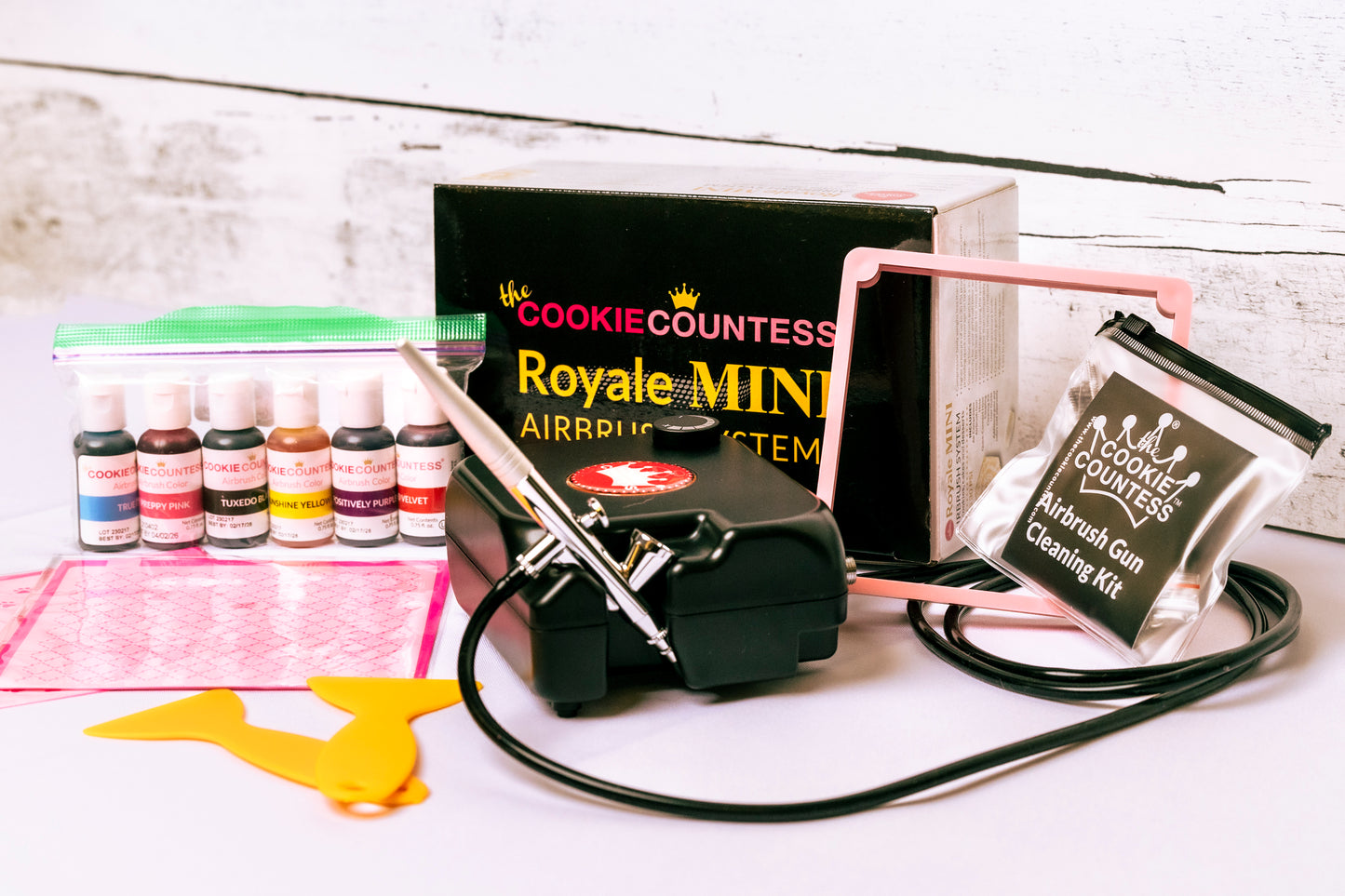 Cookie Countess Royale Mini Airbrush System Bundle