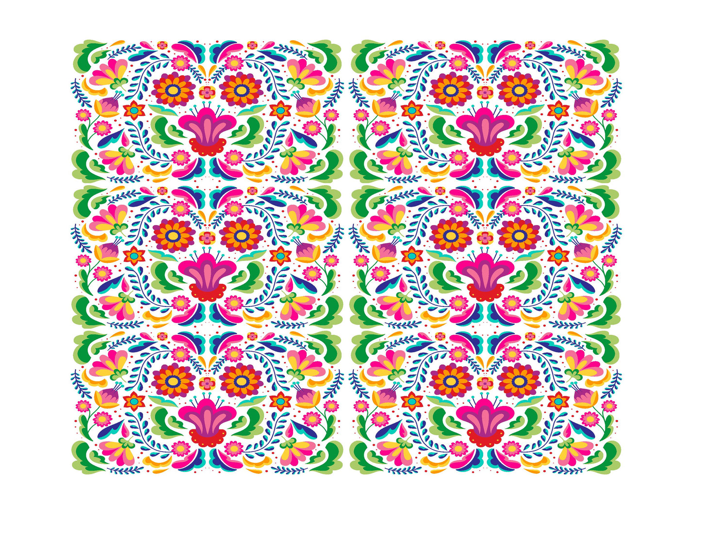 Mexican Embroidery Cake Strip 2.5"