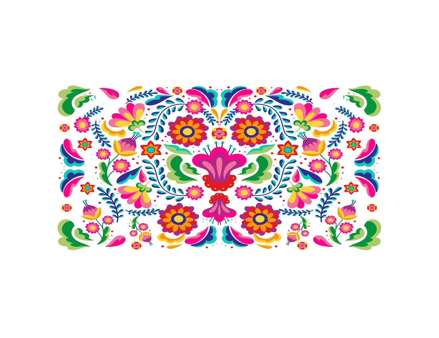 Mexican Embroidery Cake Strip 5"