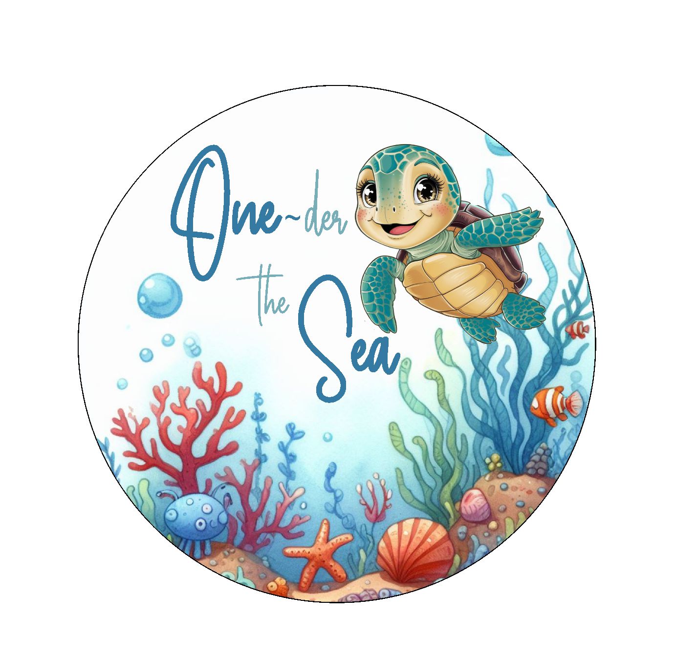 One-der the Sea Turtle