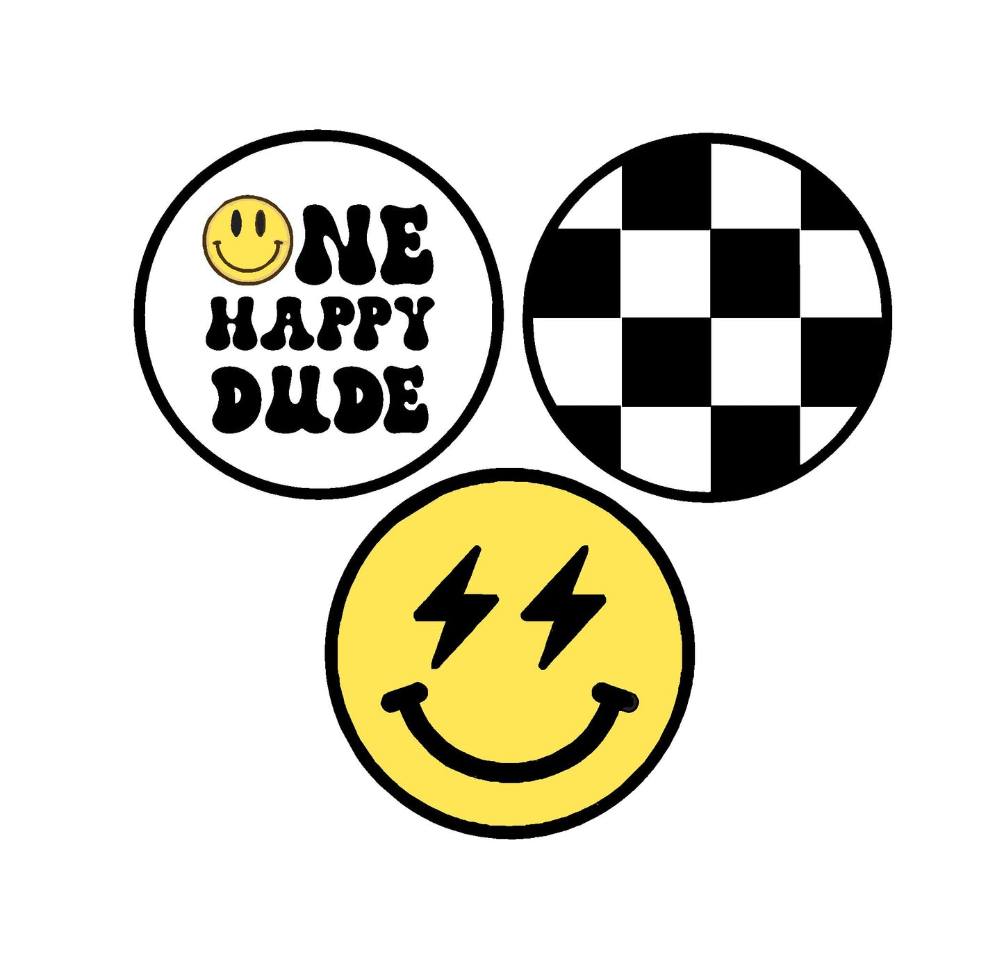 One happy Dude 1st Birthday - assorted