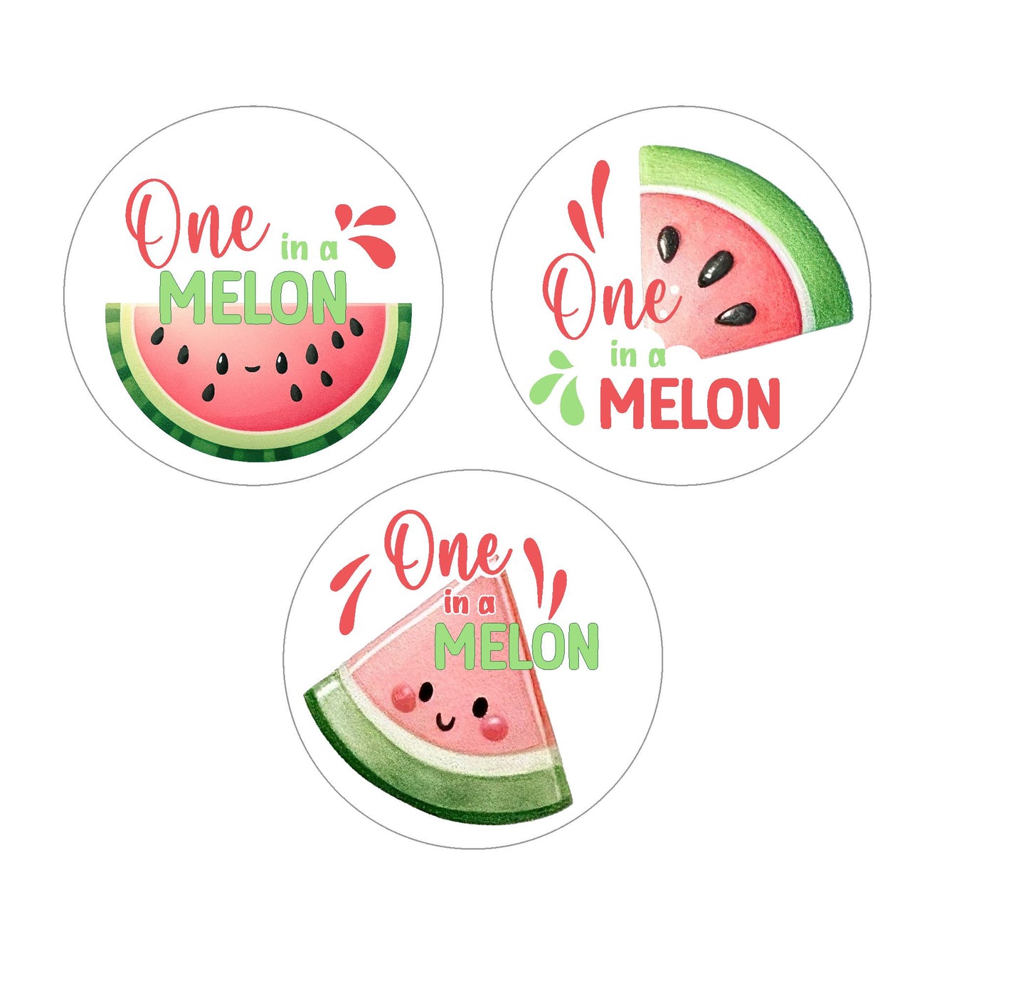 One in a Melon - Birthday Edible Images - 1st Birthday