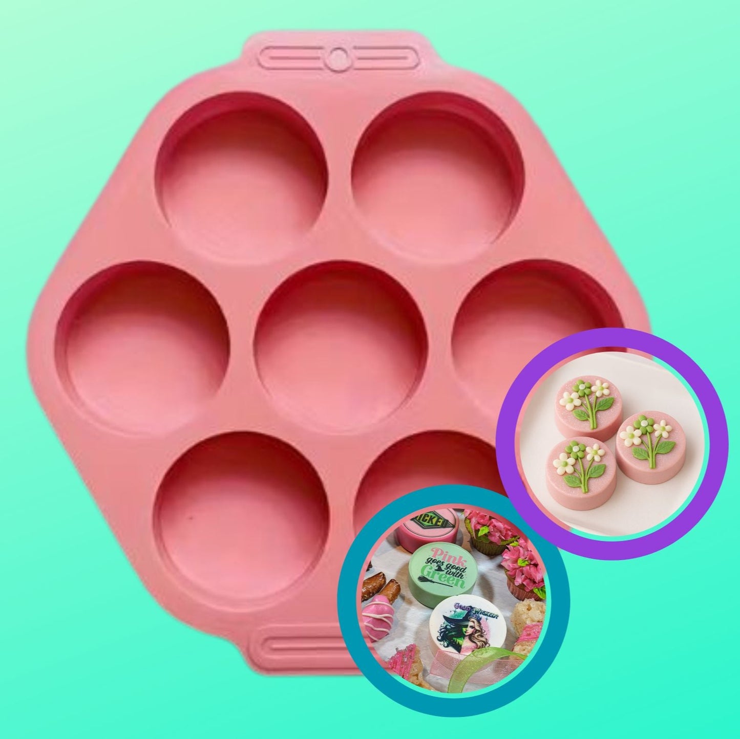 Chocolate Covered Oreo Cilcione Mold