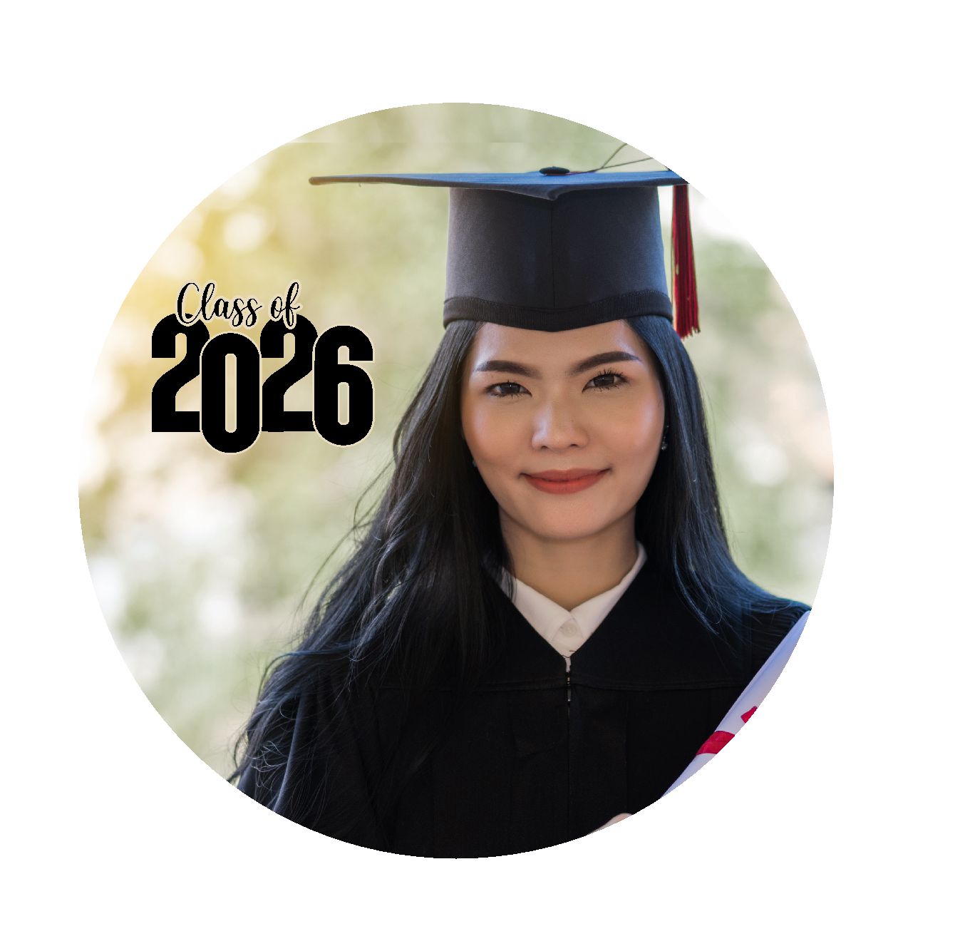 2026 Cap & Diploma Edible Image - 2
