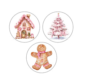 A Pink Gingerbread Christmas - Assorted