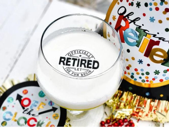 Retired Wafer Paper Drink Topper