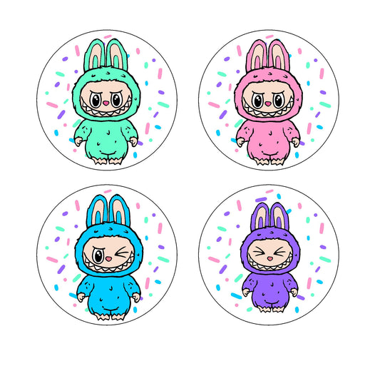 Labubu Round Images - Assorted