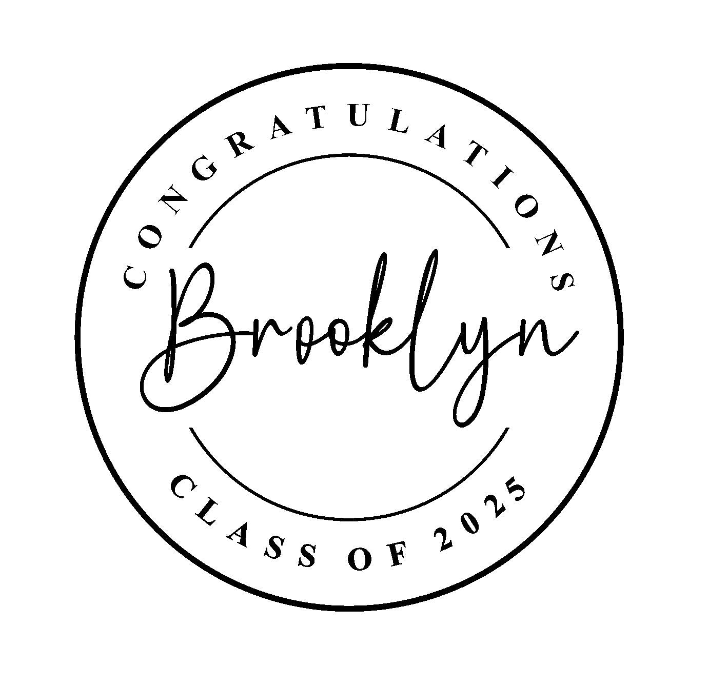 Graduation Signature Edible Image 2