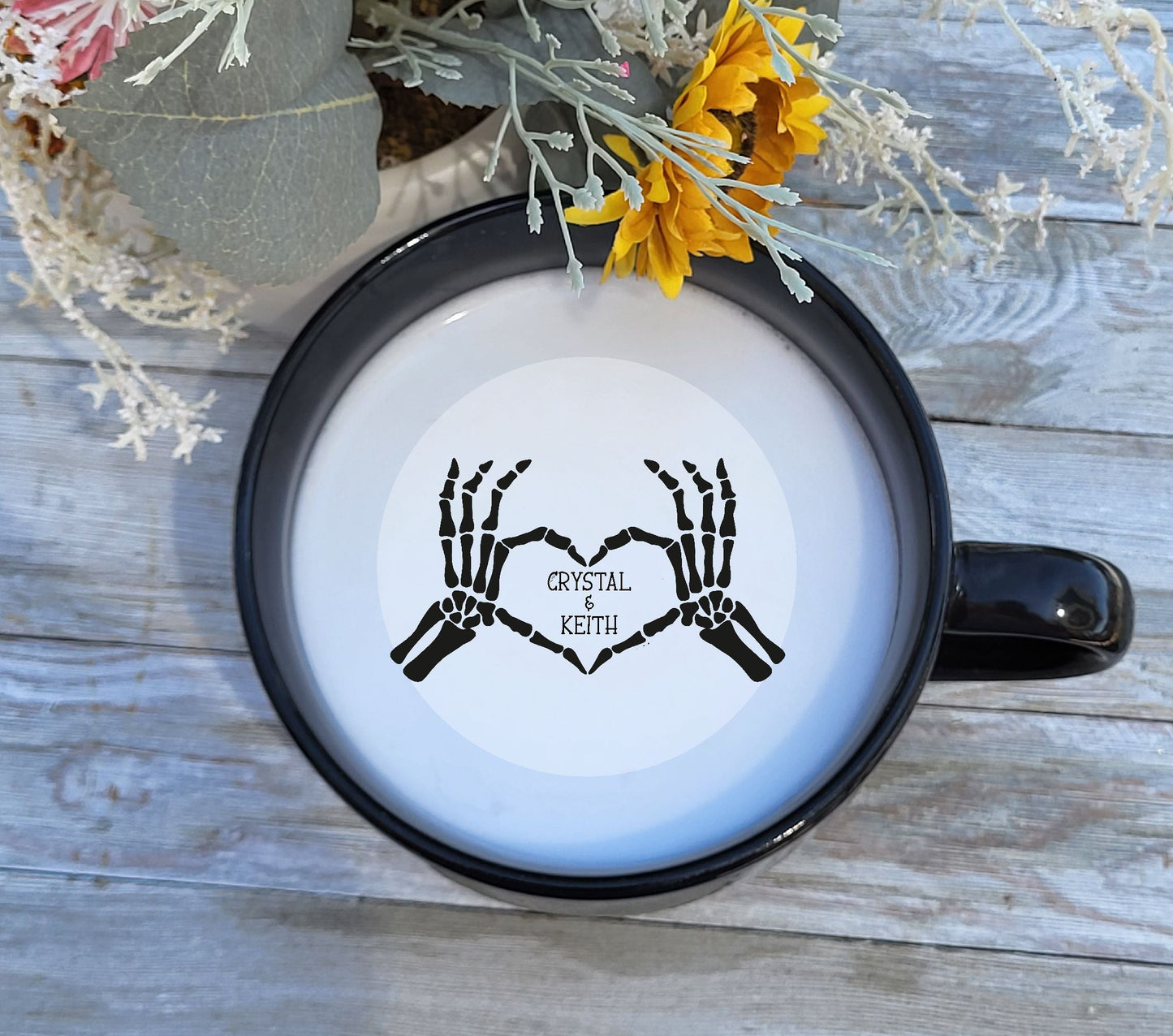 Skeleton Hands Edible Drink Toppers