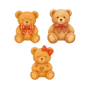 Teddy Bear Cupcake Toppers