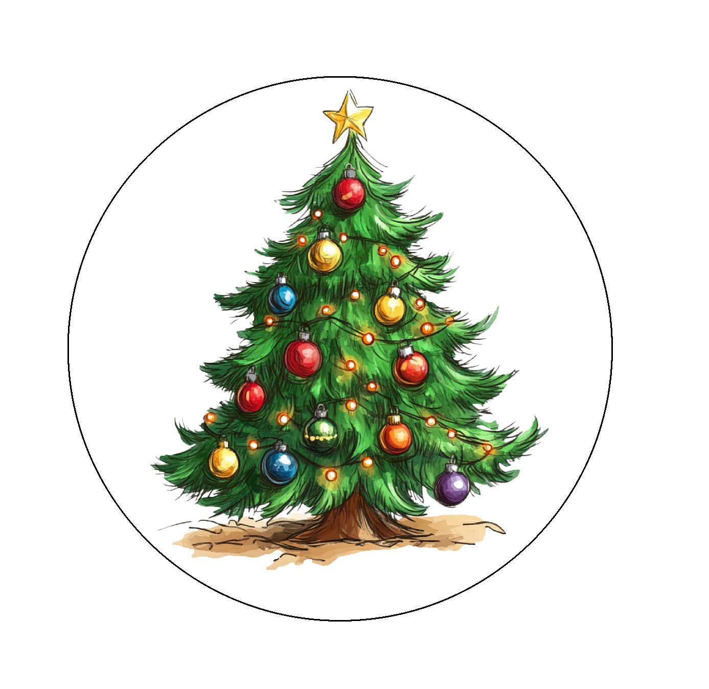 Vintage Christmas - CHristmas Tree