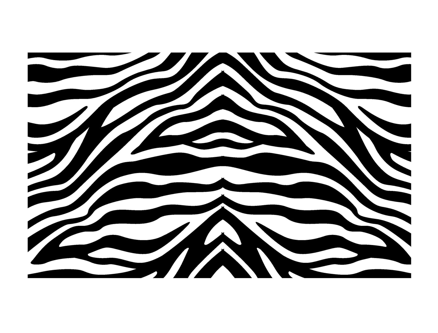Zebra Print Cake Strip 6"