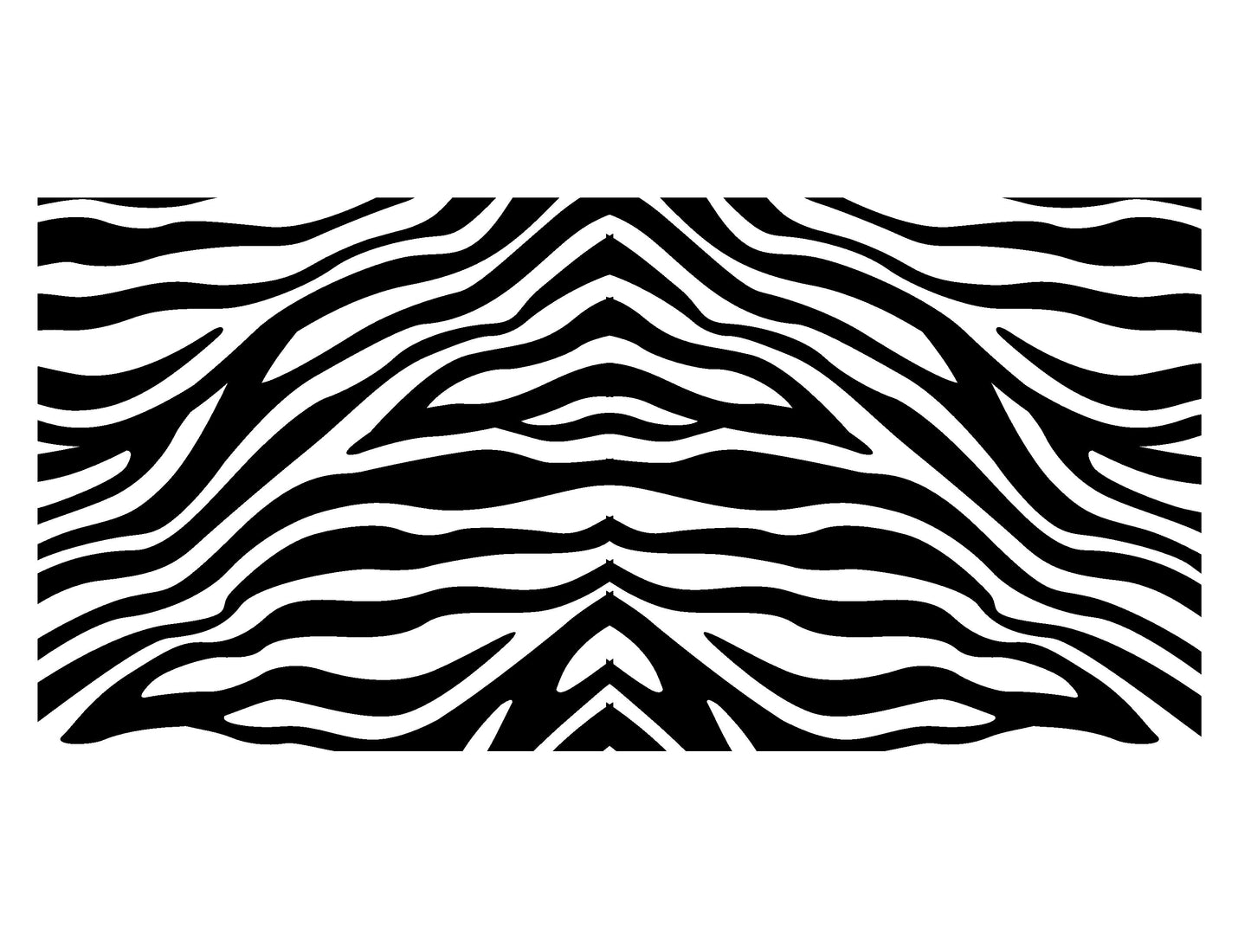 Zebra Print Cake Strip 5"