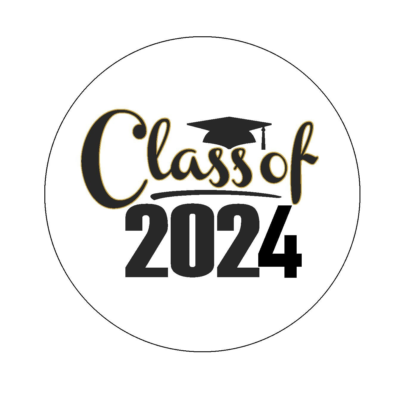 Graduation frosting sheet - Class of 2024