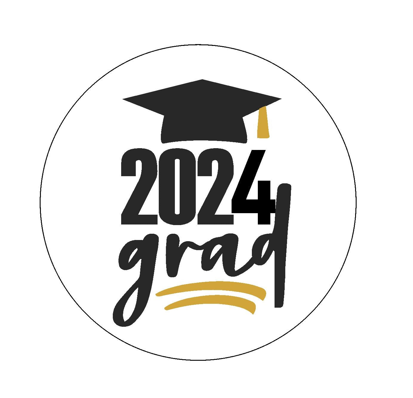 Graduation frosting sheet - 2024 grad
