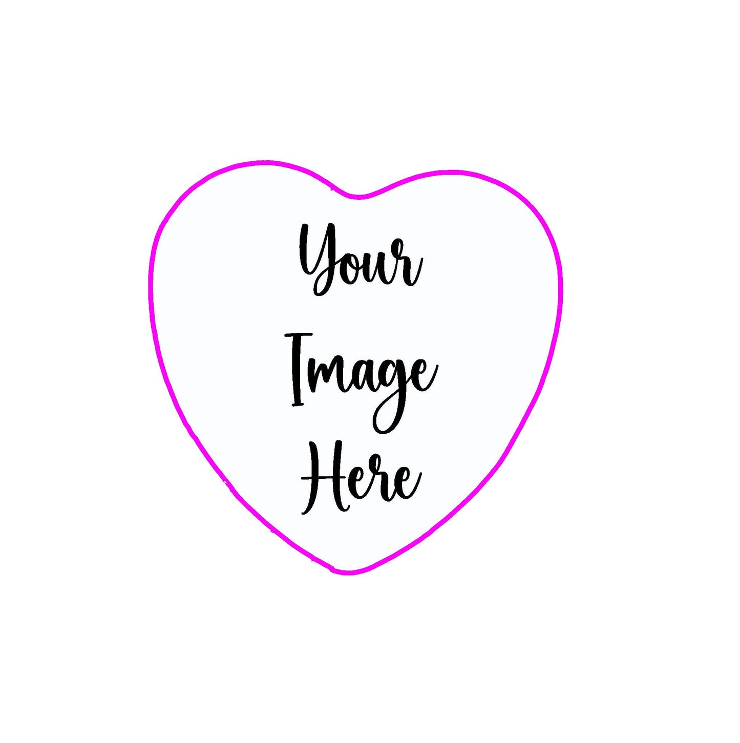 Edible Image heart example