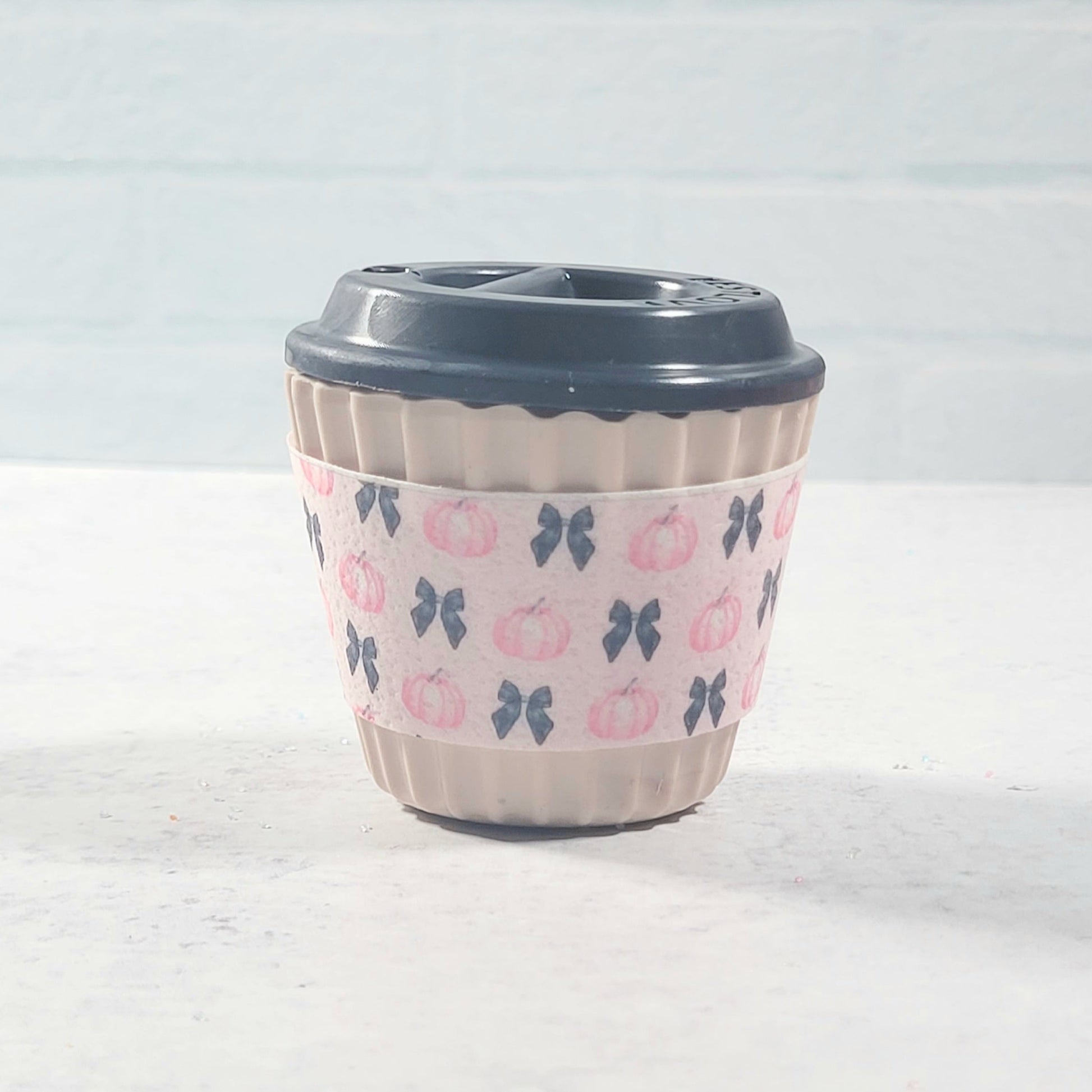 Halloween Cup Wrap -Bowes & Pumpkins 
