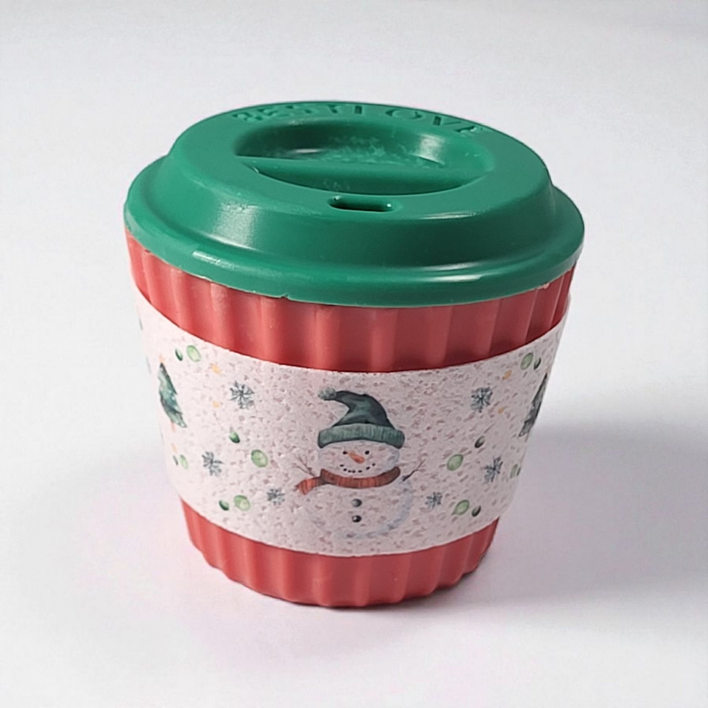 Christmas Coffee Cup Wrap - No Man like a Snowman