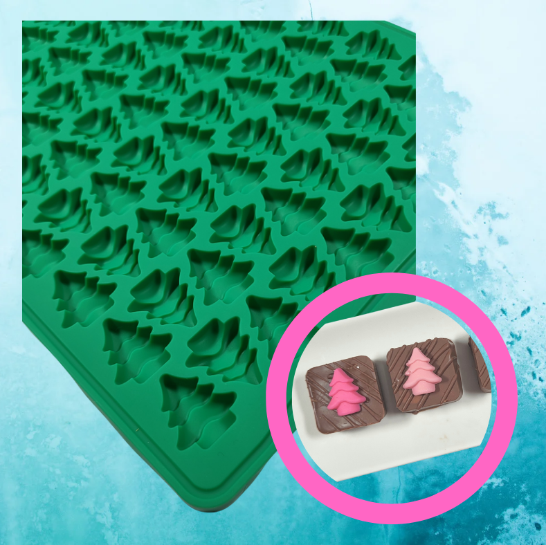 Christmas Tree Silicone Accent Mold - 1