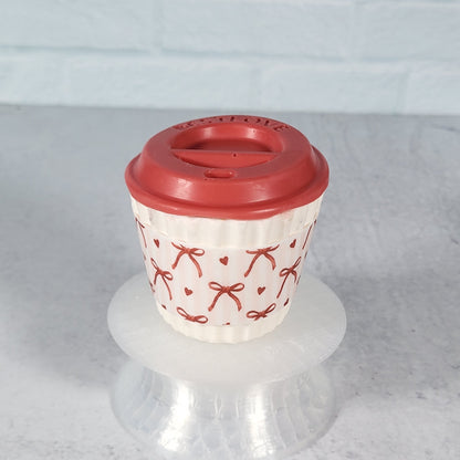 Valentines Day Cup Wraps Heart & Bows