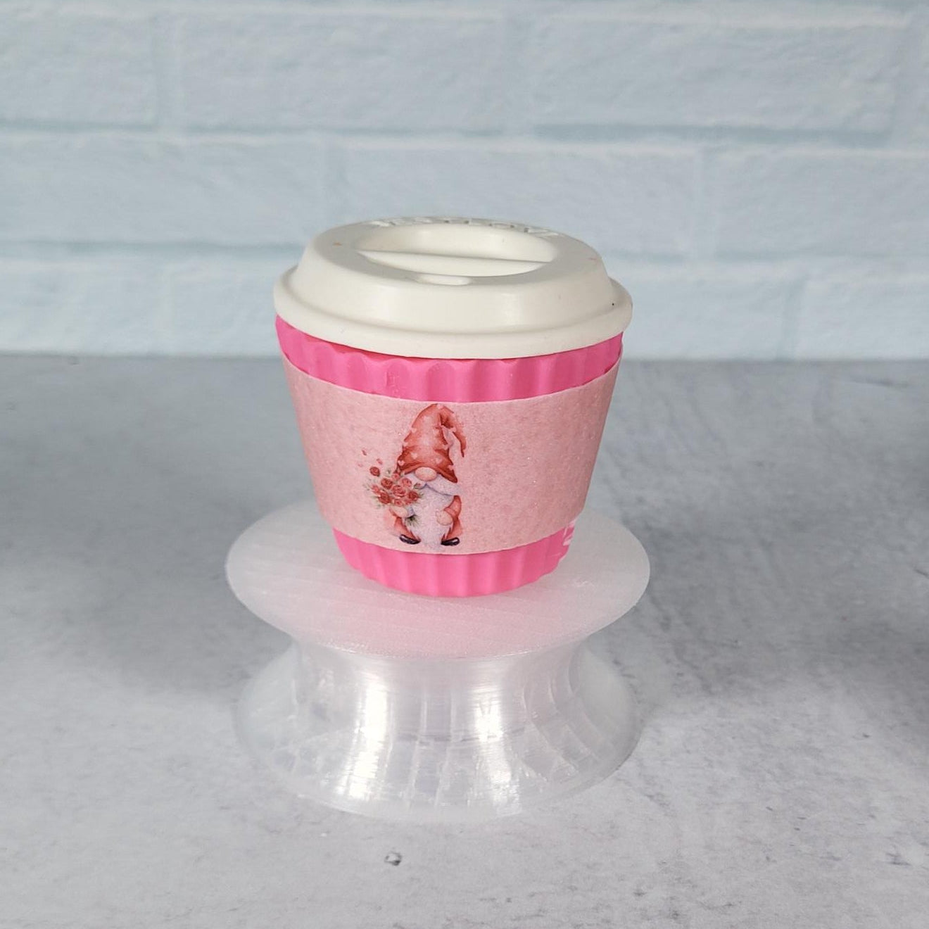 Valentines Day Cup Wraps Gnome