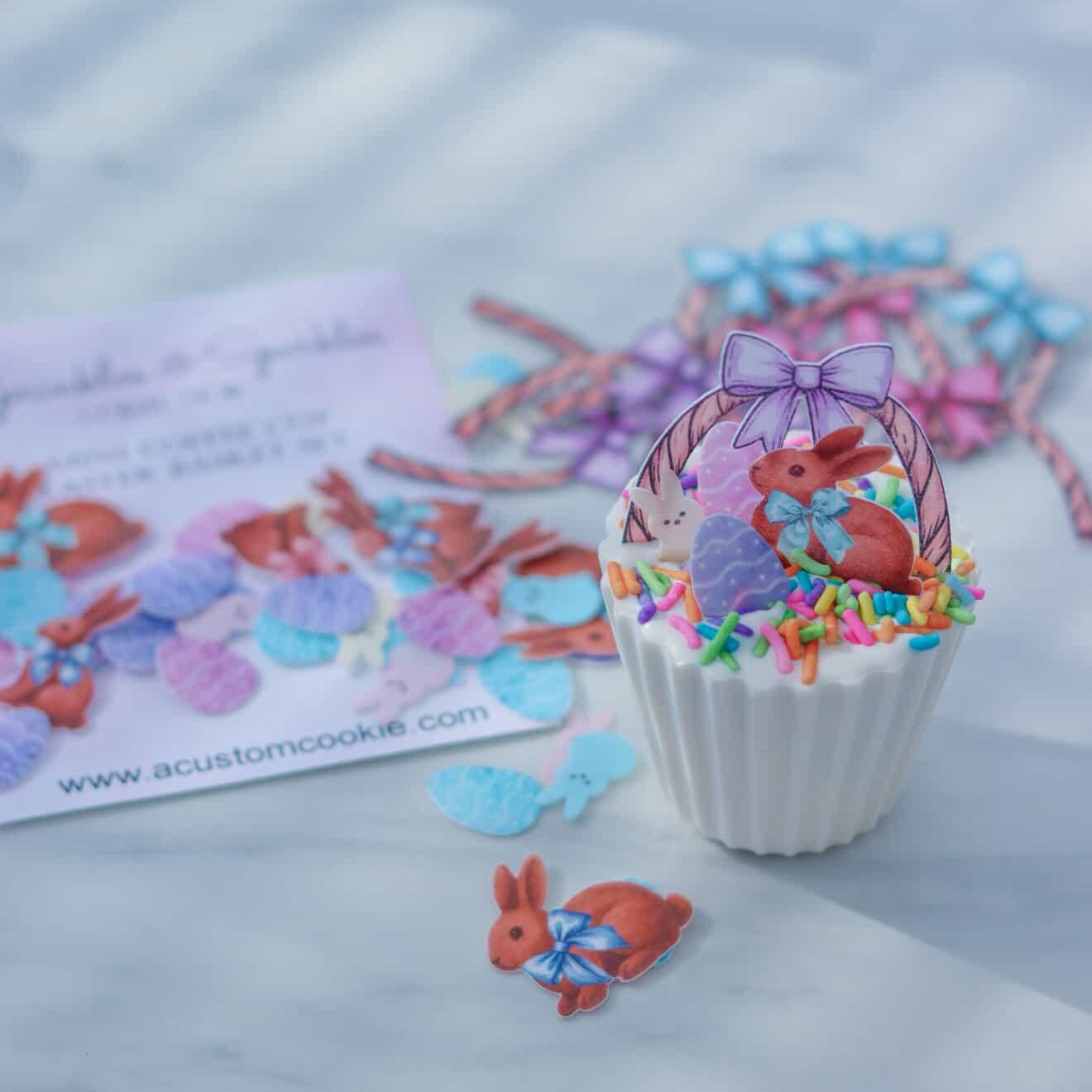 Wafer Paper Easter Basket - 1