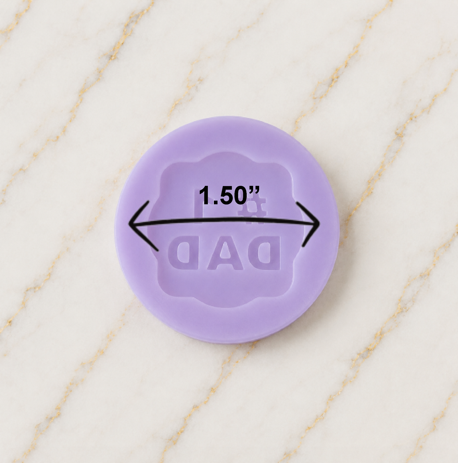 #1 Dad Silicone Mold 4