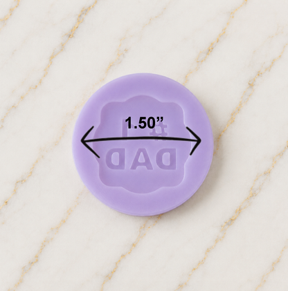 #1 Dad Silicone Mold 4