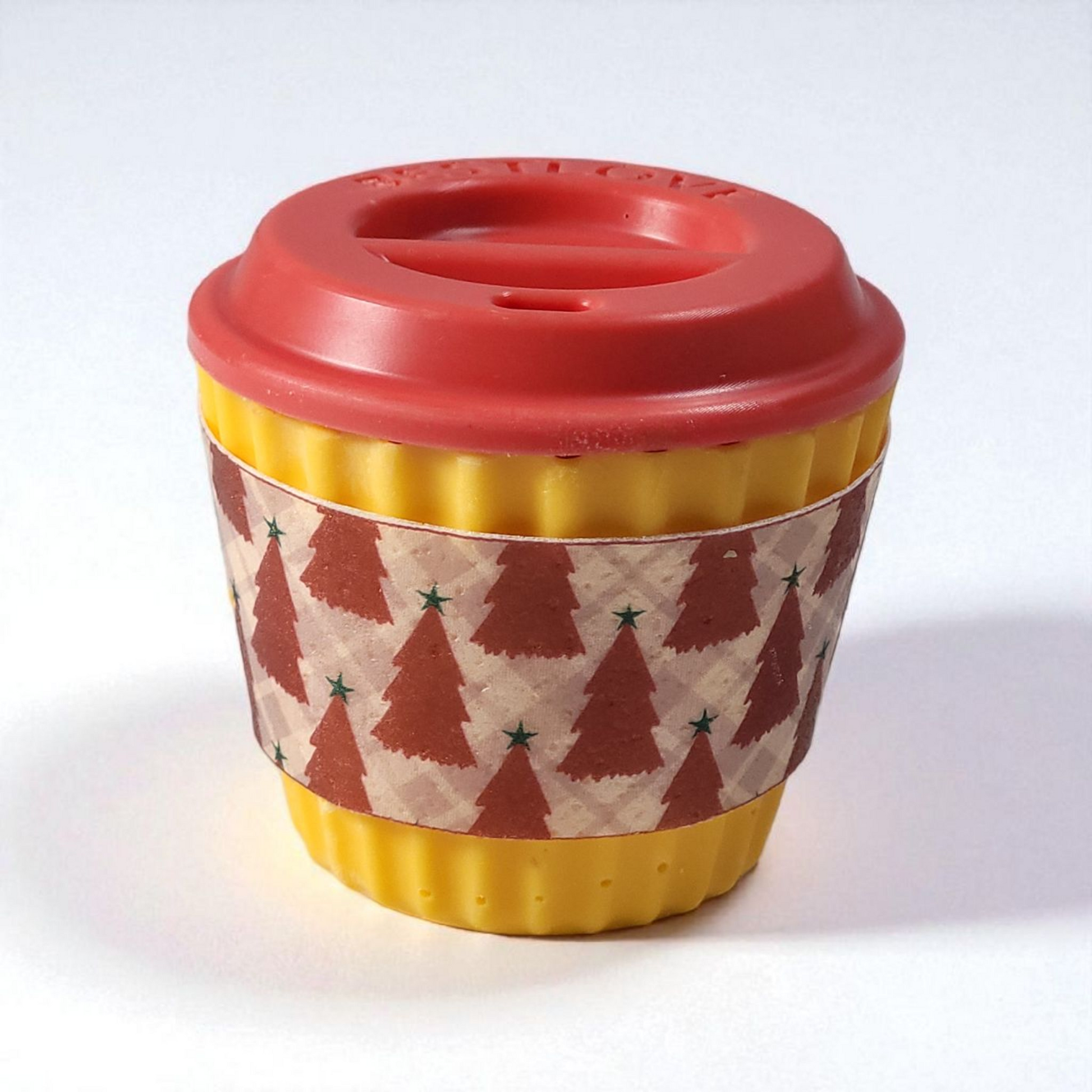 Christmas Coffee Cup Wrap - Christmas Trees