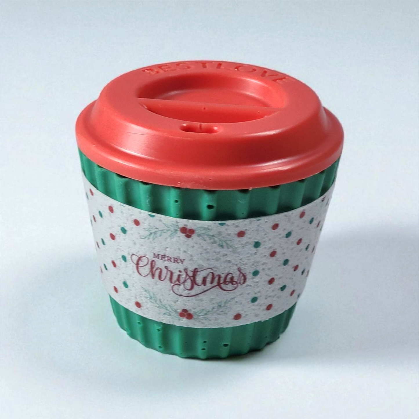 Christmas Coffee Cup Wrap - Merry Christms